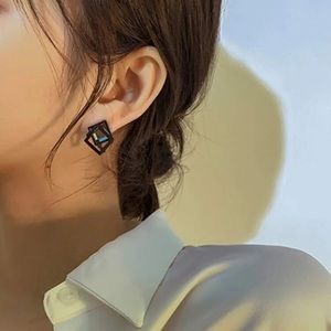 Geometric Design Stud Earrings